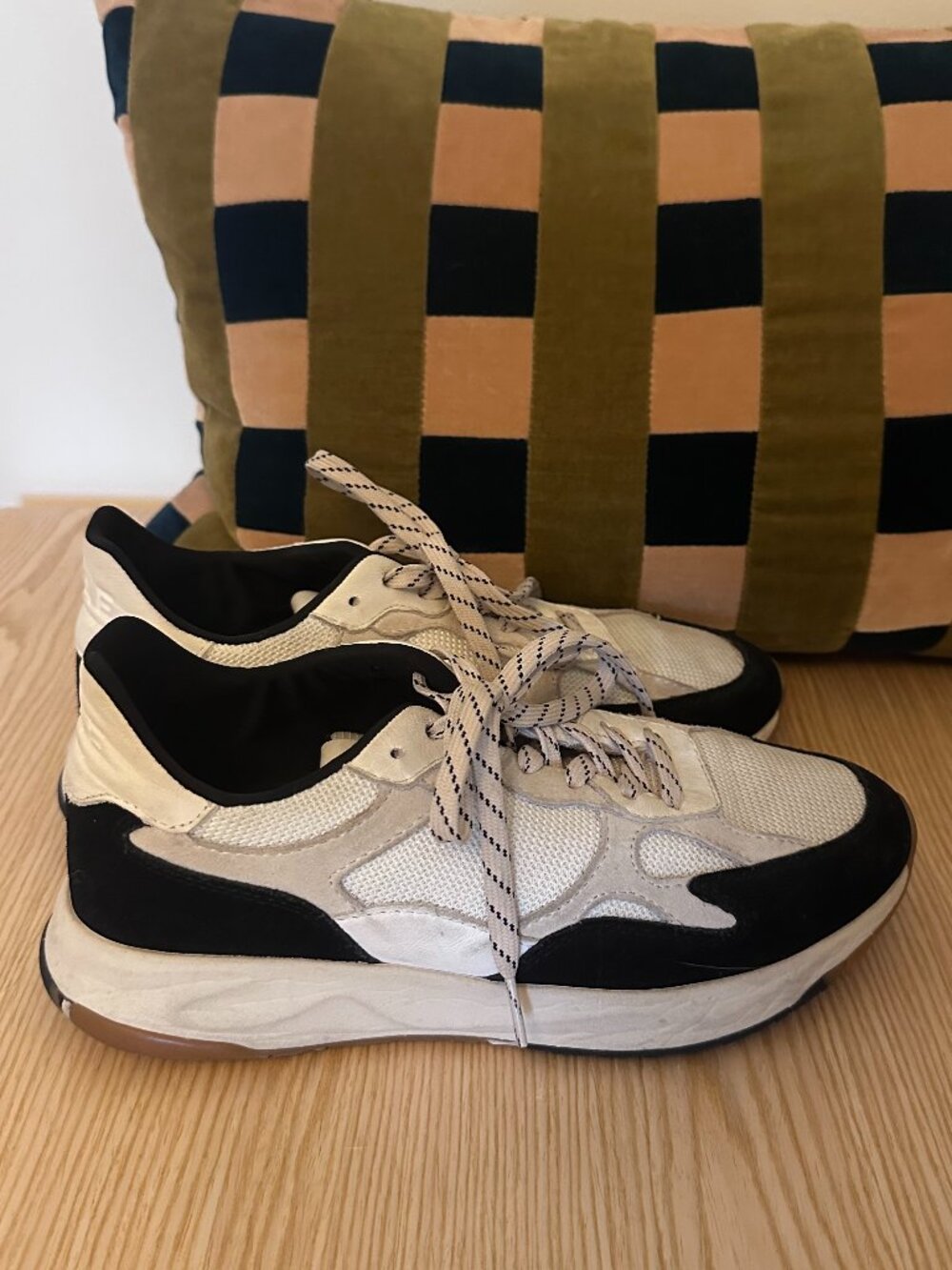 CLAE Women's Zuma Sneakers in Black/White Microchip